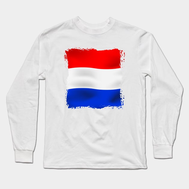 Netherlands artwork Long Sleeve T-Shirt by SASTRAVILA